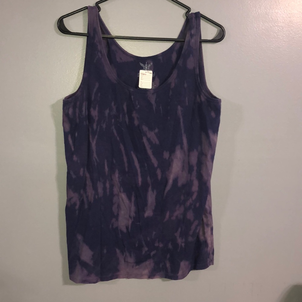 Purple bleach T-shirt